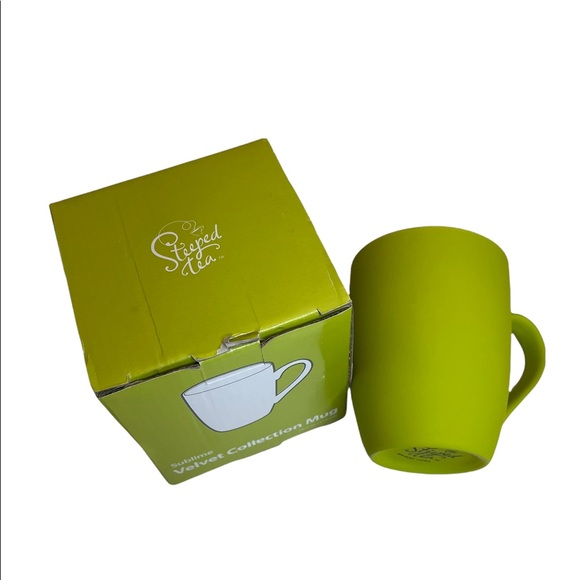 NWT Steeped Tea sublime velvet collection coffee tea mug in box new bone China - Picture 1 of 9